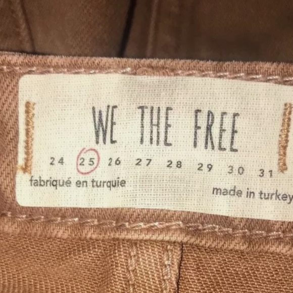 Free People Denim Mini skirt Brown. Size 25 - Picture 10 of 10